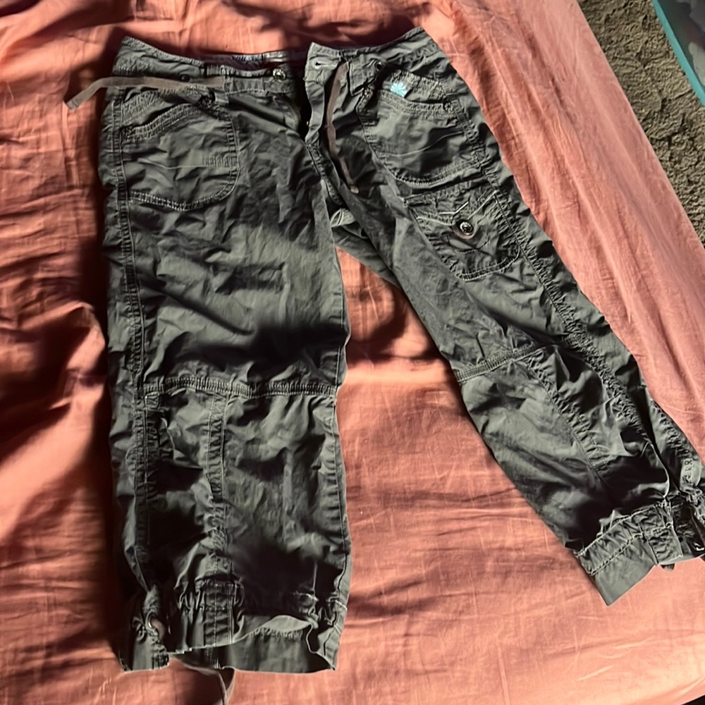 Cargo mid length pants